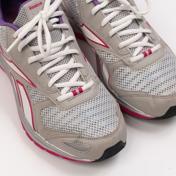 Reebok DMX Ride Sneakers gray pink Shoes size 10 - Picture 9 of 12